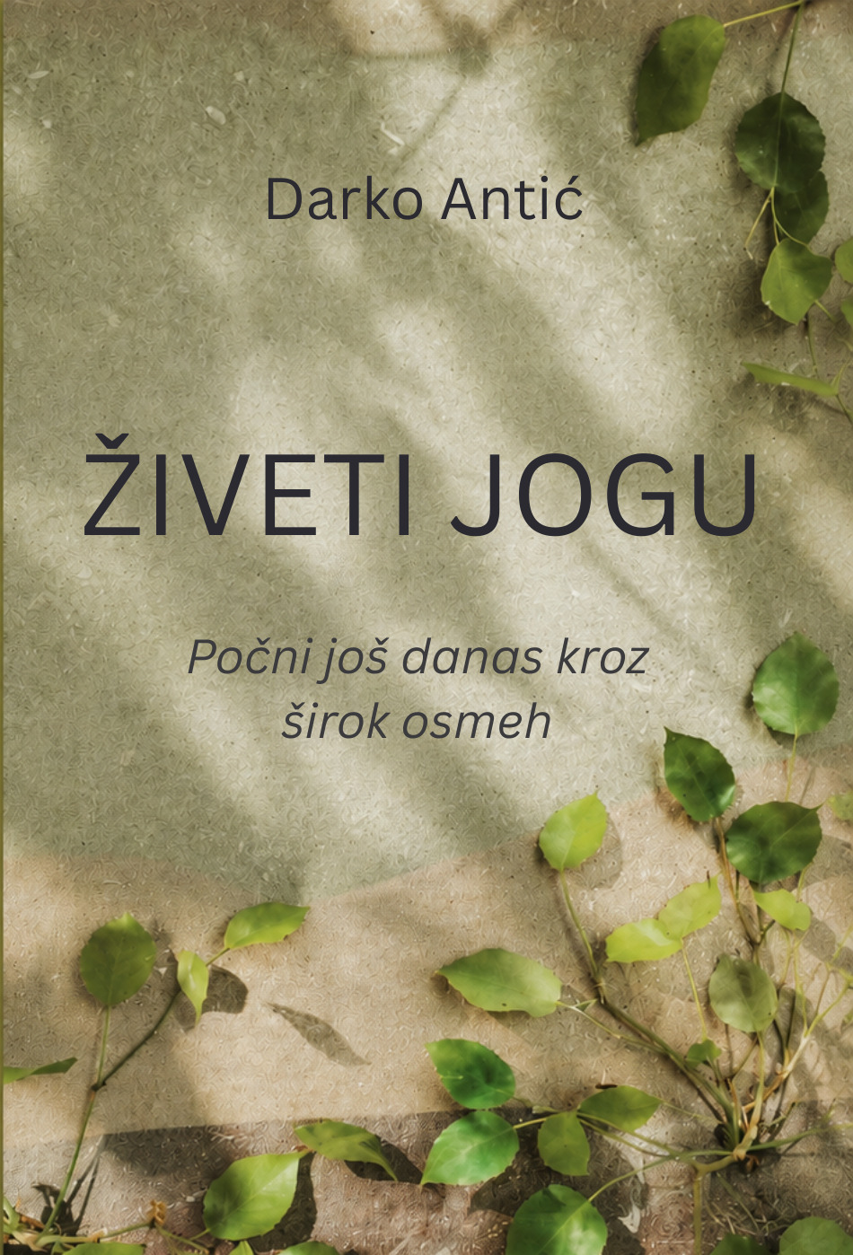 Živeti Jogu - prednja korica